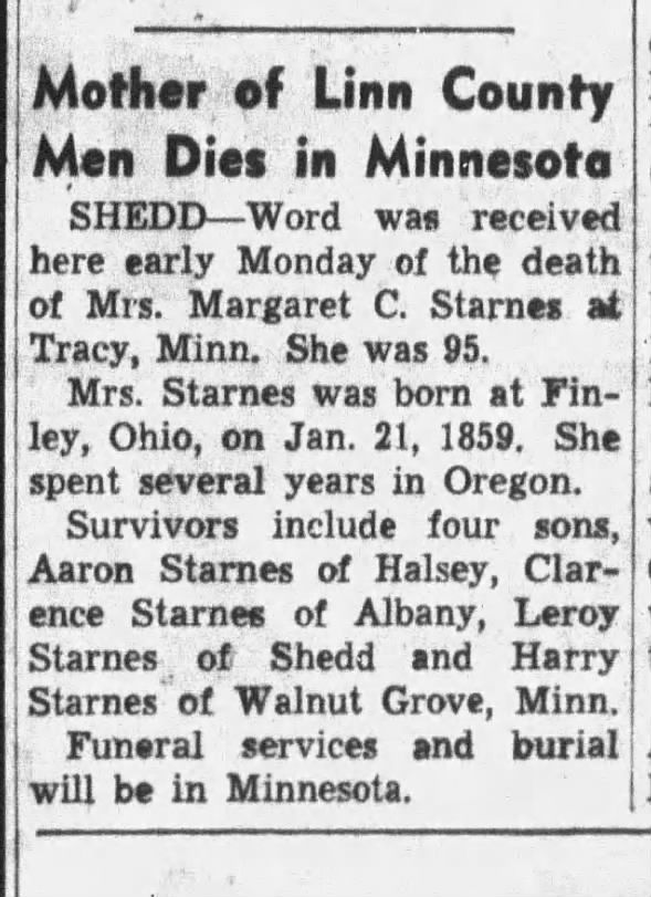 Clipping from Albany Democrat-Herald